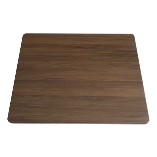 Indoor 1-1/4" Laminate Table Top, Finish Dark Nature