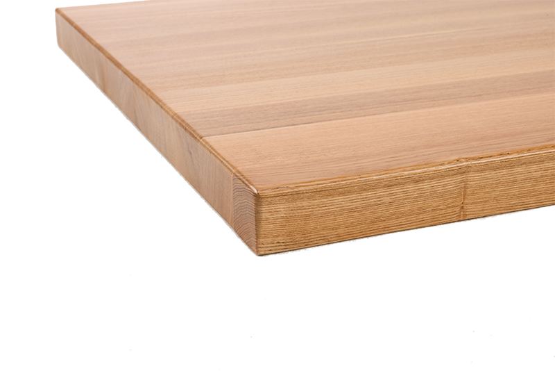Indoor Ash Wood Table Top, Finish Natural