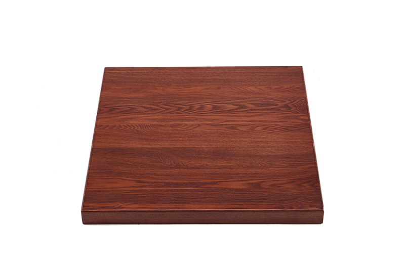 Indoor Ash Wood Table Top, Finish Light Walnut