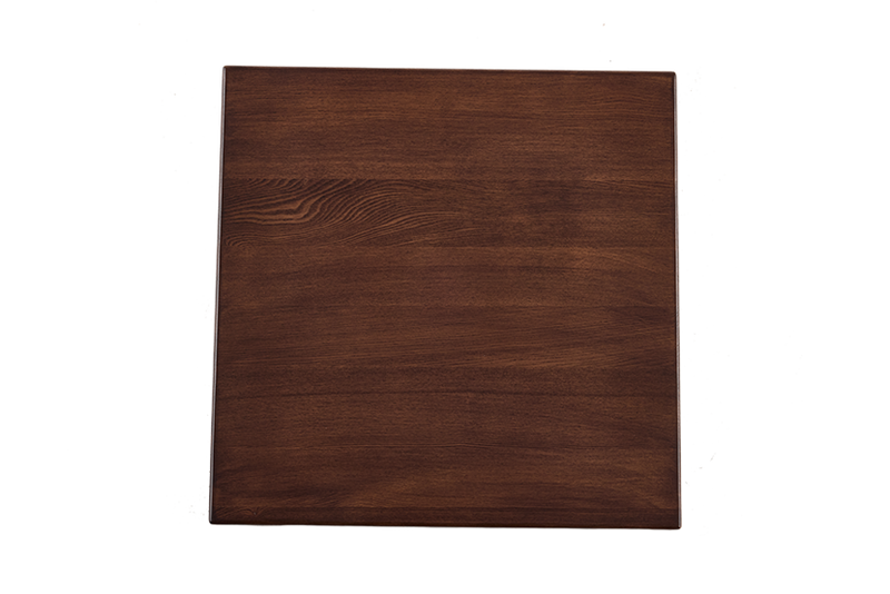 Indoor Ash Wood Table Top, Finish Dark Walnut