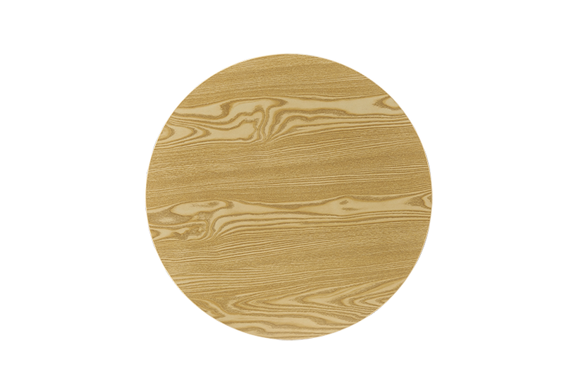 Melamine In Yellow Natural Wood Grain Table Top