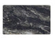 Armani Black Gold Sintered Stone Table Top W/ Gold Stainless Steel Edge