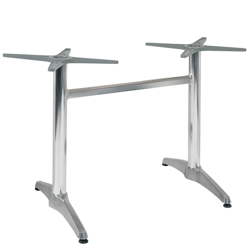 Double Aluminum Table Base