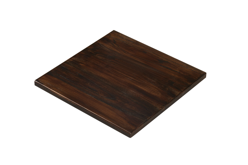 Indoor Dark Walnut Color Elmwood Table Top
