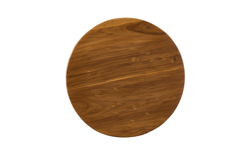Indoor Light Walnut Color Elmwood Table Top
