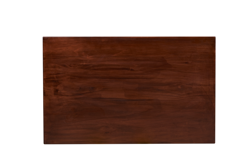 Indoor Walnut Color Pine Wood Table Top
