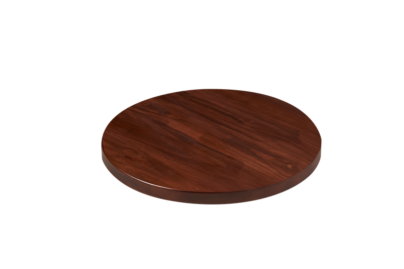Indoor Walnut Color Pine Wood Table Top