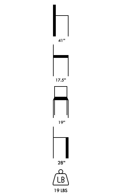 Natural Wood Grain OX Barstool with Black Seat